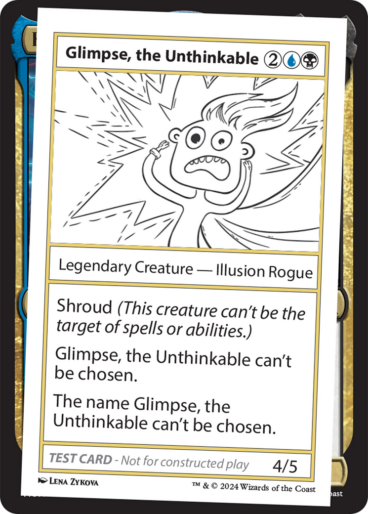 Glimpse, the Unthinkable [Mystery Booster 2 Playtest Cards] | Event Horizon Hobbies CA