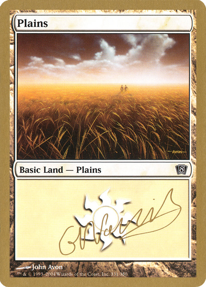 Plains (gn331) (Gabriel Nassif) [World Championship Decks 2004] | Event Horizon Hobbies CA