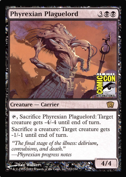 Phyrexian Plaguelord (San Diego Comic Con Oversized) [Oversize Cards] | Event Horizon Hobbies CA