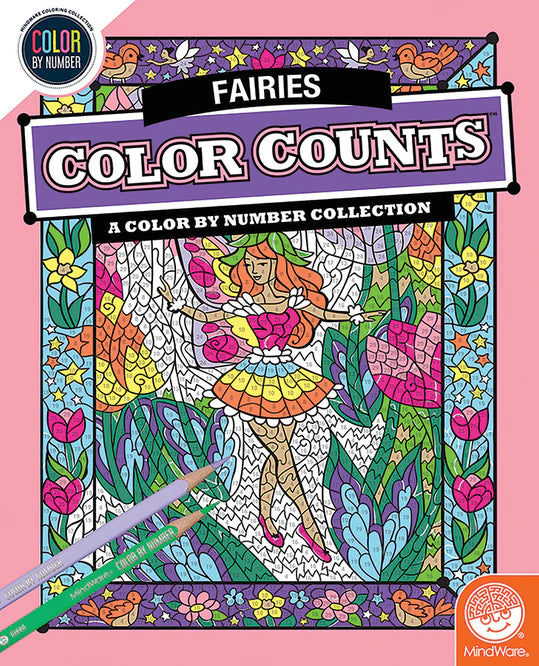 MindWare - Color by Number - Fairies