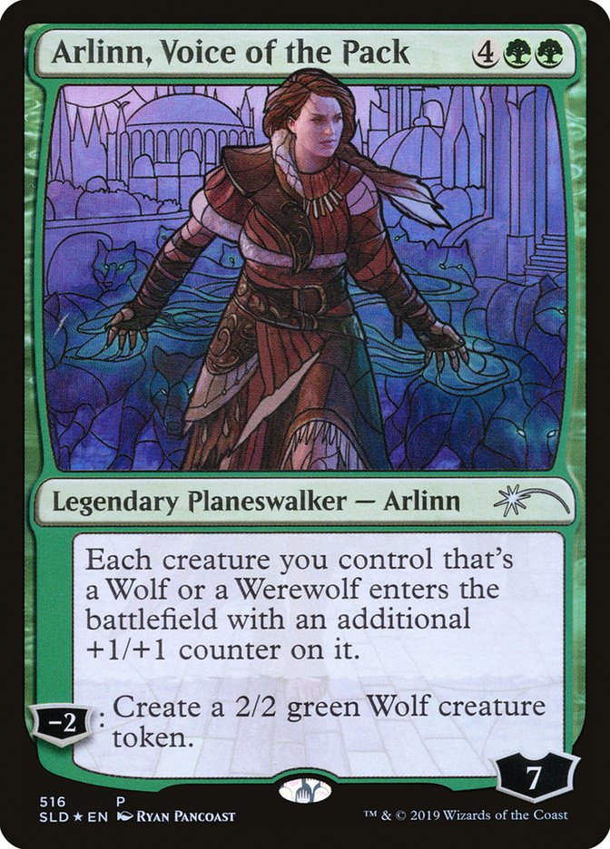 Arlinn, Voice of the Pack (Stained Glass) [Secret Lair Drop Promos] | Event Horizon Hobbies CA