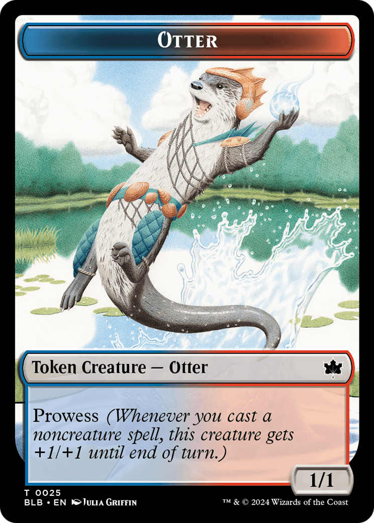 Otter // Copy Double-Sided Token [Bloomburrow Tokens] | Event Horizon Hobbies CA