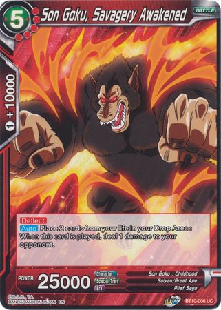 Son Goku, Savagery Awakened (BT10-006) [Rise of the Unison Warrior 2nd Edition] | Event Horizon Hobbies CA