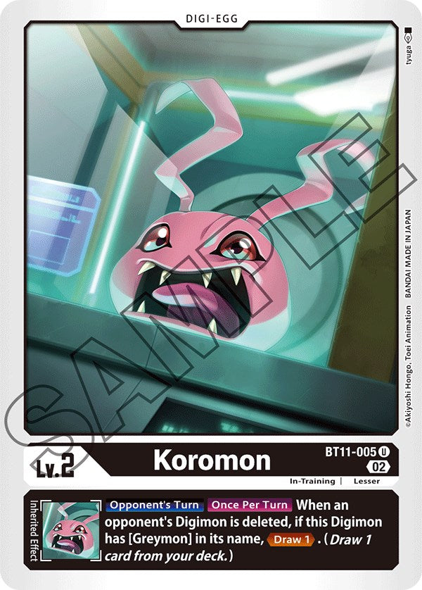 Koromon [BT11-005] [Dimensional Phase] | Event Horizon Hobbies CA