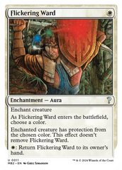 Flickering Ward (White Border) [Mystery Booster 2] | Event Horizon Hobbies CA