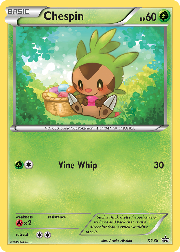 Chespin (XY88) (Collector Chest) [XY: Black Star Promos] | Event Horizon Hobbies CA