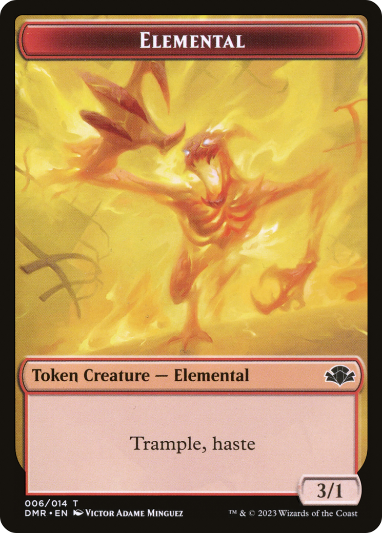 Elemental Token [Dominaria Remastered Tokens] | Event Horizon Hobbies CA