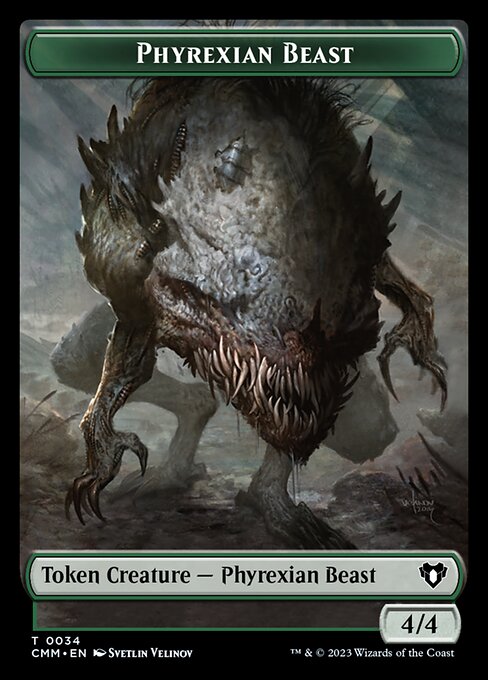 Eldrazi Scion // Phyrexian Beast Double-Sided Token [Commander Masters Tokens] | Event Horizon Hobbies CA