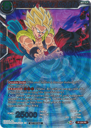 Energy Volley Gogeta (Series 7 Super Dash Pack) (P-134) [Promotion Cards] | Event Horizon Hobbies CA