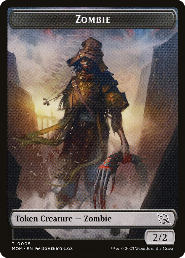 Treasure (21) // Zombie Double-Sided Token [March of the Machine Tokens] | Event Horizon Hobbies CA