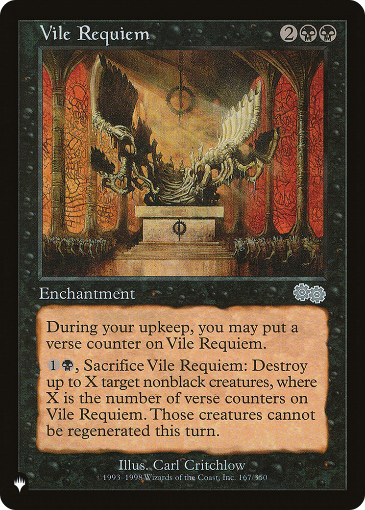 Vile Requiem (USG) [The List Reprints] | Event Horizon Hobbies CA