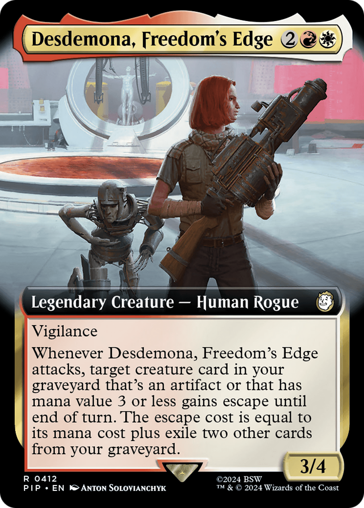 Desdemona, Freedom's Edge (Extended Art) [Fallout] | Event Horizon Hobbies CA