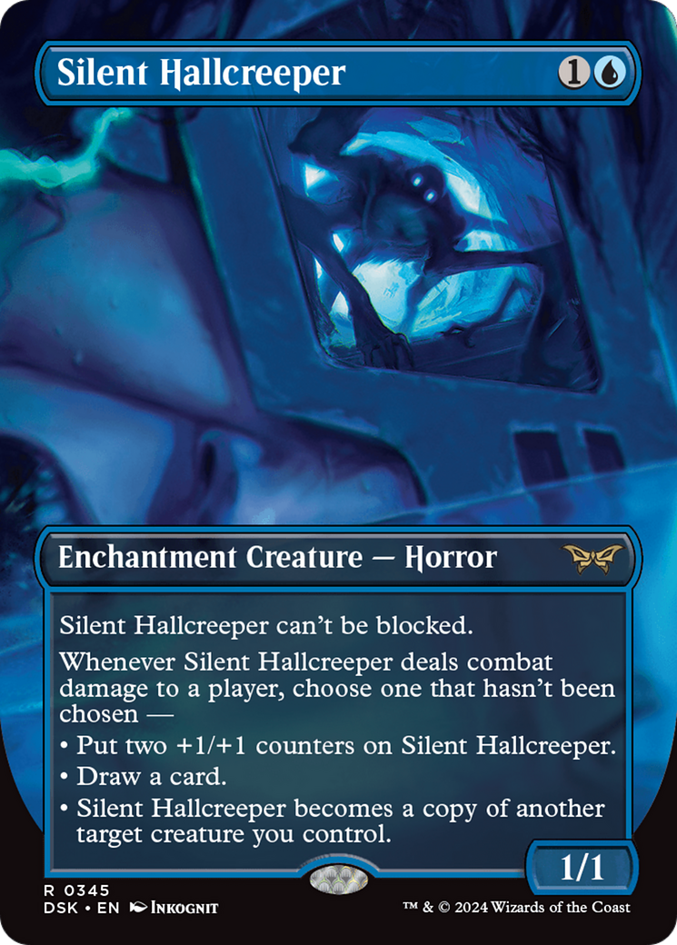 Silent Hallcreeper (Borderless) [Duskmourn: House of Horror] | Event Horizon Hobbies CA