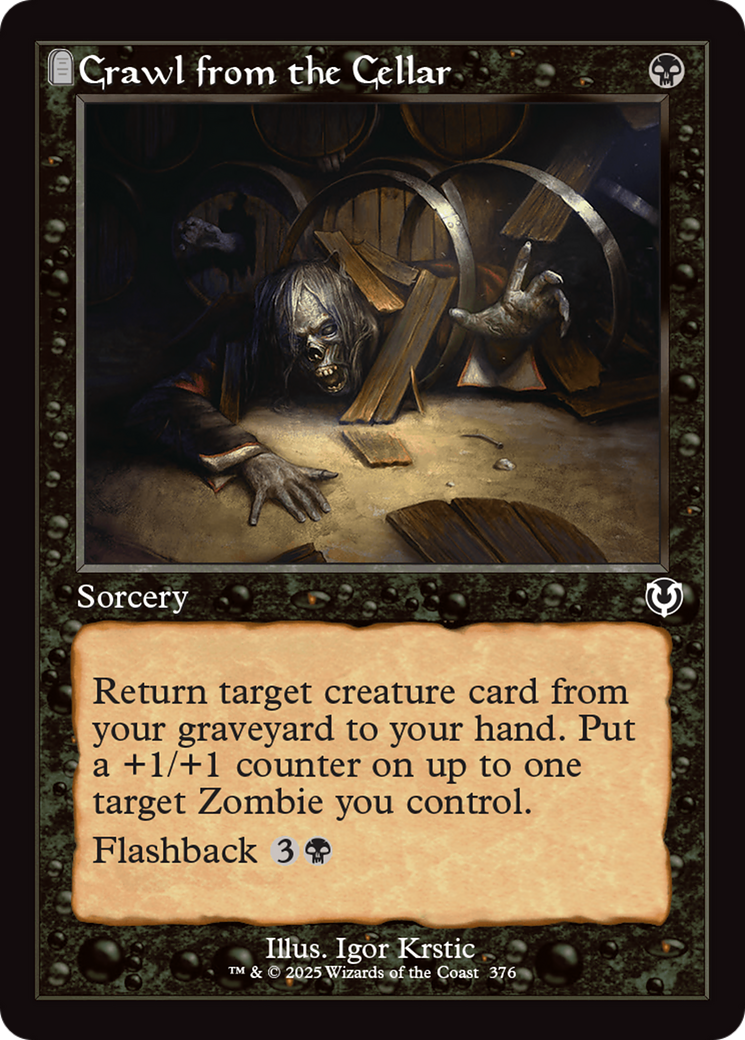 Crawl from the Cellar (Retro Frame) [Innistrad Remastered] | Event Horizon Hobbies CA