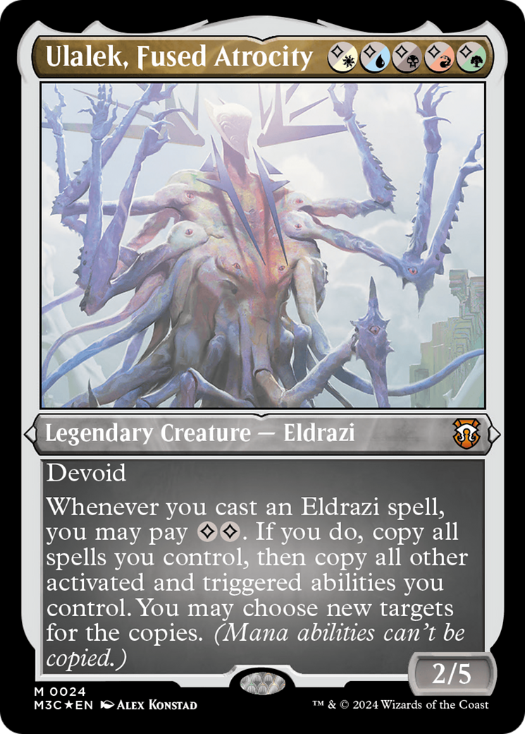 Ulalek, Fused Atrocity (Foil Etched) [Modern Horizons 3 Commander] | Event Horizon Hobbies CA