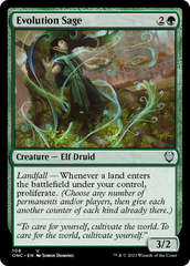 Evolution Sage [Phyrexia: All Will Be One Commander] | Event Horizon Hobbies CA