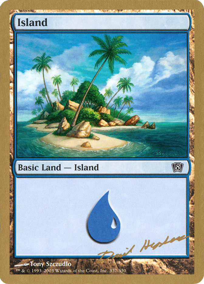 Island (dh337) (Dave Humpherys) [World Championship Decks 2003] | Event Horizon Hobbies CA