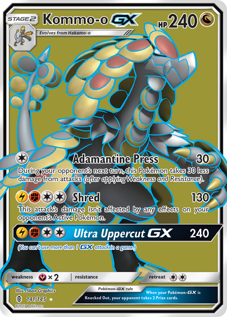 Kommo-o GX (141/145) [Sun & Moon: Guardians Rising] | Event Horizon Hobbies CA