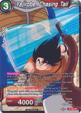 Yajirobe, Chasing Tail (Shop Tournament: Assault of Saiyans) (P-126) [Promotion Cards] | Event Horizon Hobbies CA