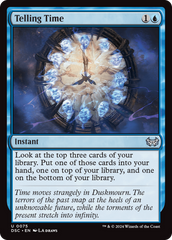 Telling Time [Duskmourn: House of Horror Commander] | Event Horizon Hobbies CA