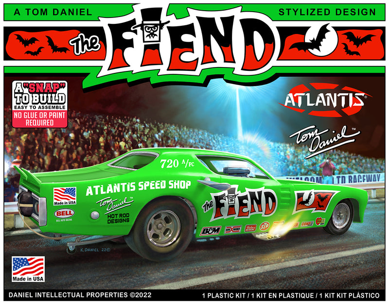 Model Kit - Atlantis - Snap Tom Daniel Fiend Funny Car