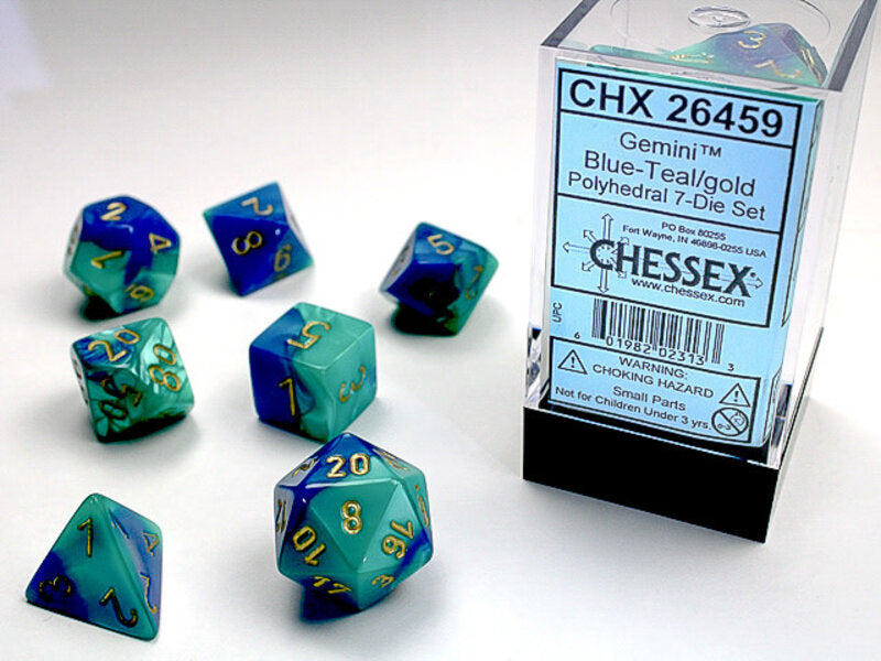 Dice - Chessex - Polyhedral (7pc) - Gemini