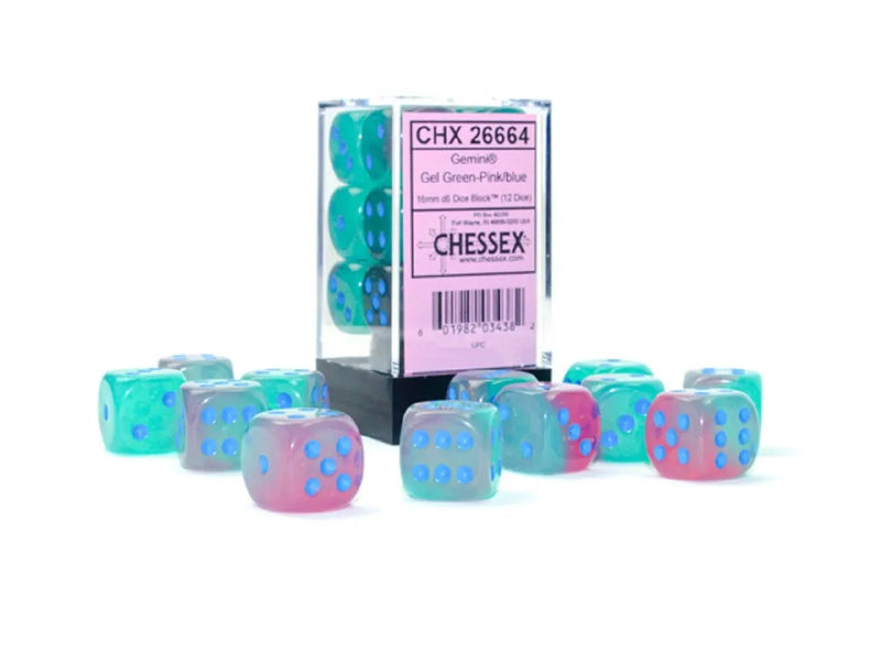 Dice - Chessex - 12mm D6 (36pc) - Borealis