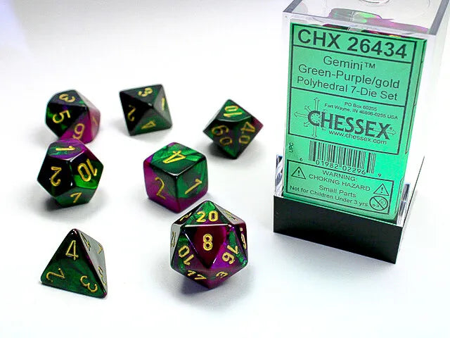 Dice - Chessex - Polyhedral (7pc) - Gemini