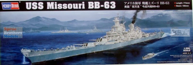 Model Kit - Hobby Boss - USS Missouri BB-63 1/350