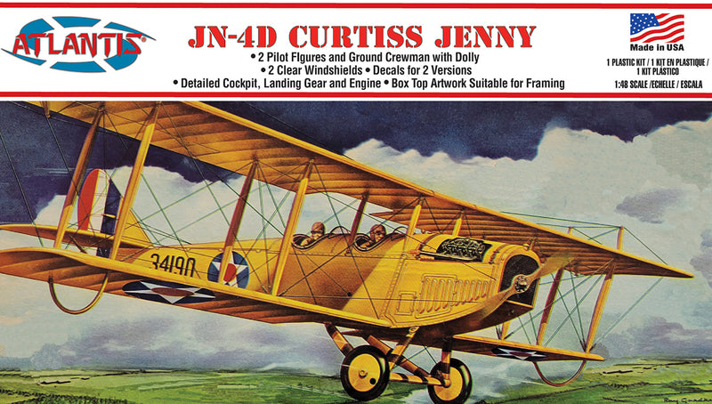 Model Kit - Atlantis - Curtiss Jenny JN-4D