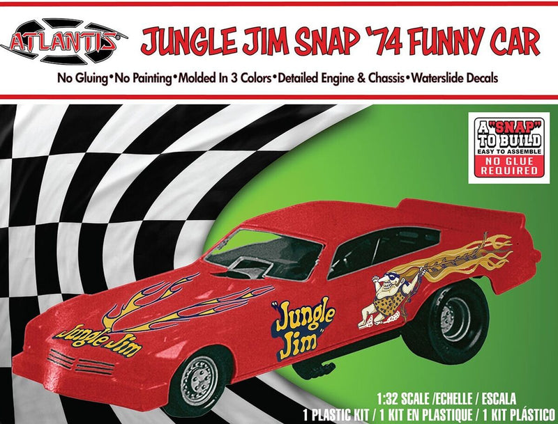 Model Kit - Atlantis - Jungle Jim Snap '74 Funny Car 1/32