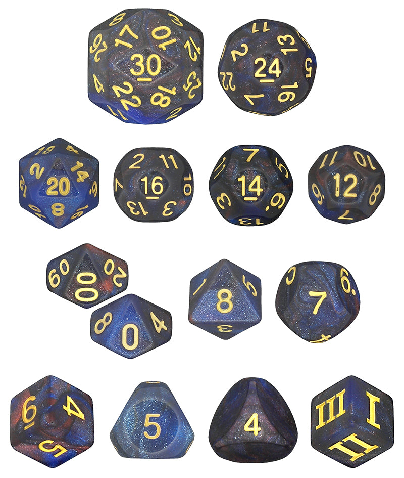 Dice - DCC 14-DIE SET MADDENING DARKNESS | Event Horizon Hobbies CA