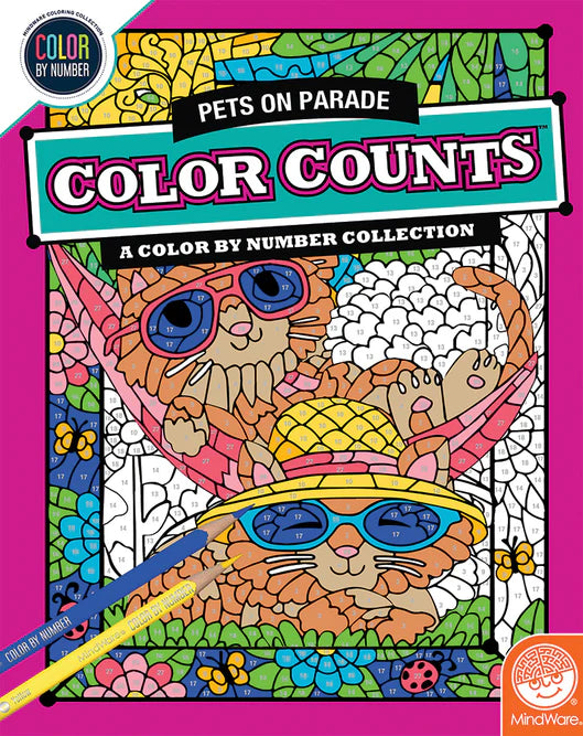 MindWare - Color by Number - Pets on Parade