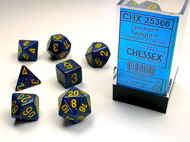 Dice - Chessex - Polyhedral (7pc) - Speckled | Event Horizon Hobbies CA