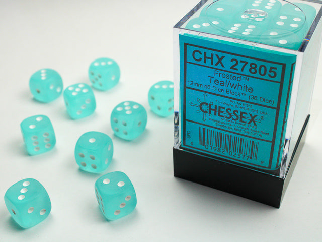 Dice - Chessex - 12mm D6 (36pc) - Gemini