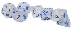 Dice - Chessex - Mega - Borealis Icicle // Light Blue | Event Horizon Hobbies CA