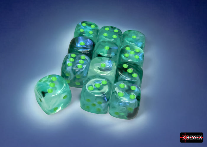 Dice - Chessex - 16mm D6 (12pc) (Mch2025)