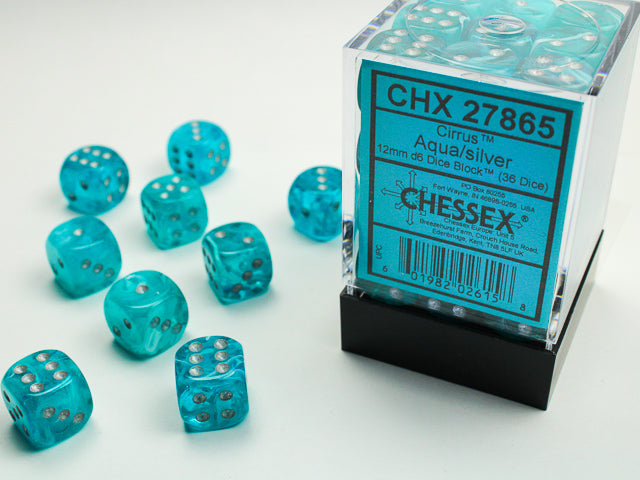 Dice - Chessex - 12mm D6 (36pc) - Gemini