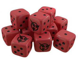 Dice - Star Trek Ascendancy - Klingon Dice Pack | Event Horizon Hobbies CA