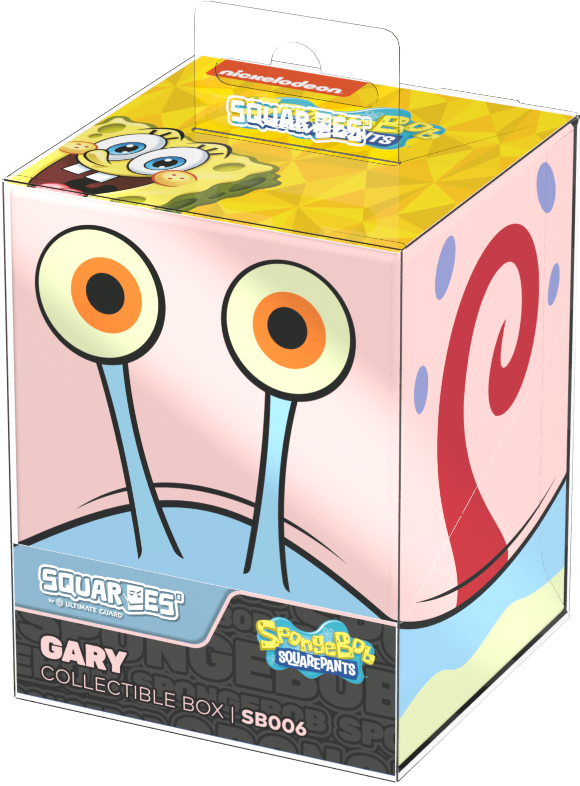 Deck Box - Ultimate Guard - Squaroes - Spongebob Squarepants - Gary | Event Horizon Hobbies CA