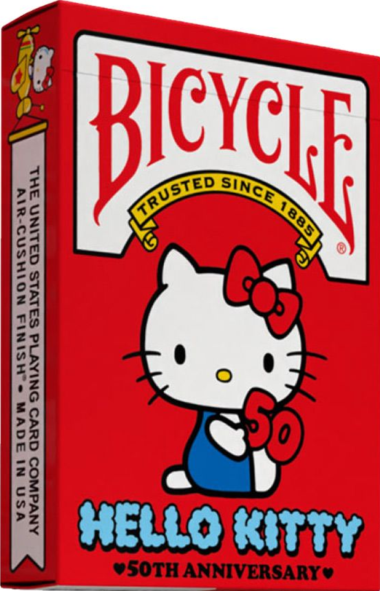 Board Game - Bicycle Playing Cards - Hello Kitty 50th Anniversary | Event Horizon Hobbies CA