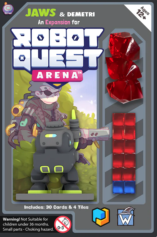 Board Games - Robot Quest Arena: Jaws & Demetri Expansion | Event Horizon Hobbies CA