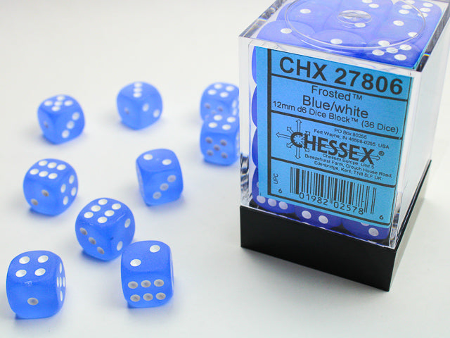 Dice - Chessex - 12mm D6 (36pc) - Gemini