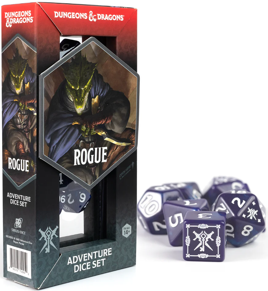 Dice - Sirius Dice - D&D Adventure - Rogue: Purple | Event Horizon Hobbies CA