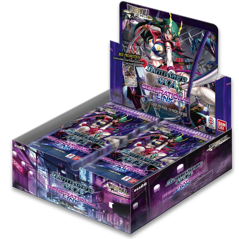 Battle Spirits Saga - SET 06 Generational Link - Booster Box | Event Horizon Hobbies CA