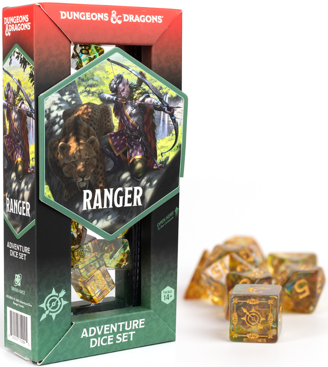 Dice - Sirius Dice - D&D Adventure - Ranger: Green/Multi | Event Horizon Hobbies CA