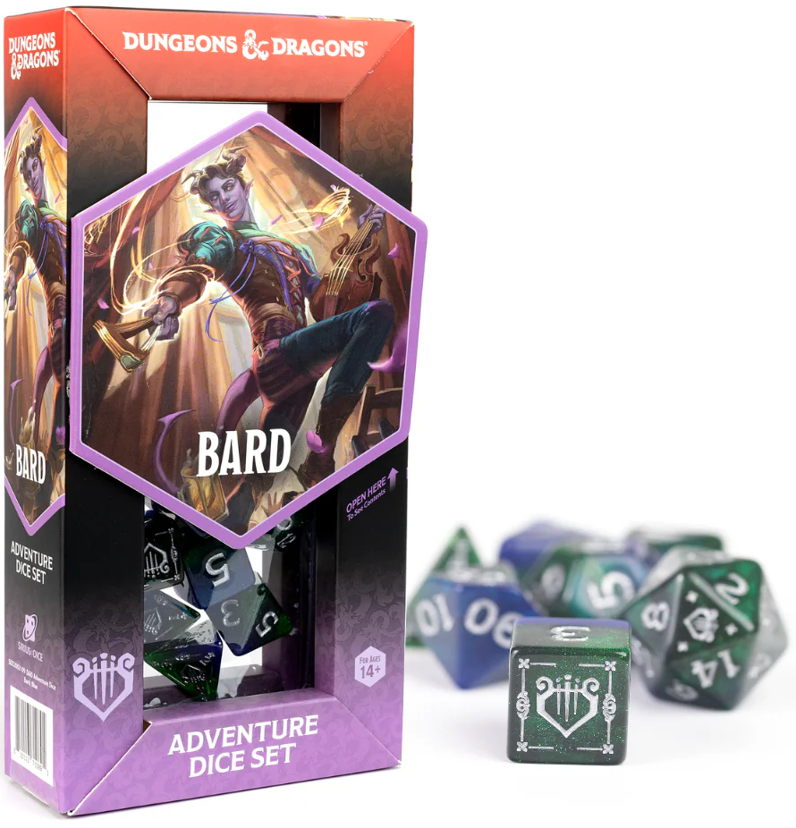 Dice - Sirius Dice - D&D Adventure - Bard: Blue | Event Horizon Hobbies CA