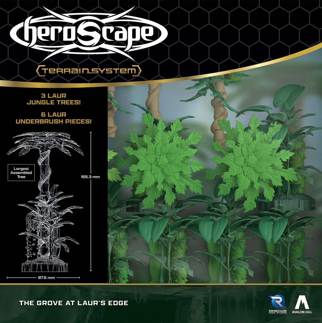 Board Games - HeroScape - The Grove at Laur's Edge Terrain System | Event Horizon Hobbies CA