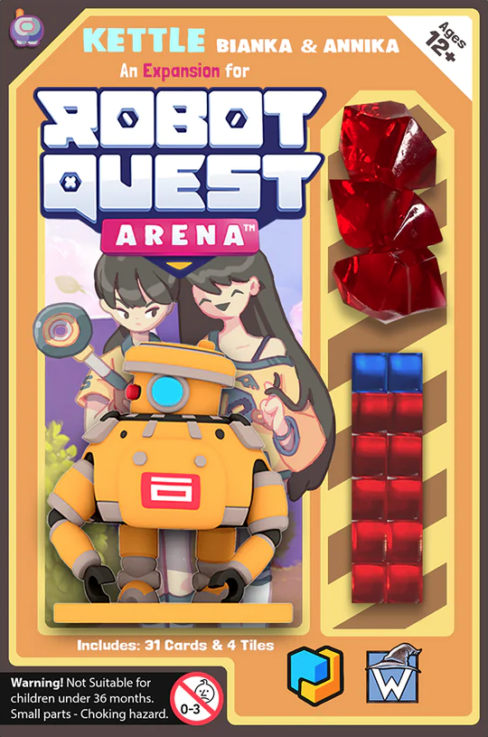 Board Games - Robot Quest Arena: Kettle - Bianca & Annika Expansion | Event Horizon Hobbies CA