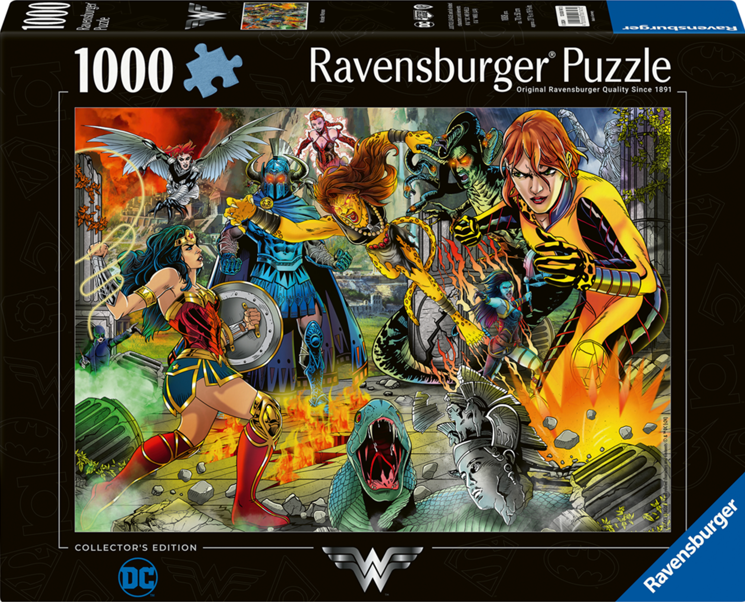 Puzzles - Ravensburger - DC Wonderwoman 1000 Piece | Event Horizon Hobbies CA